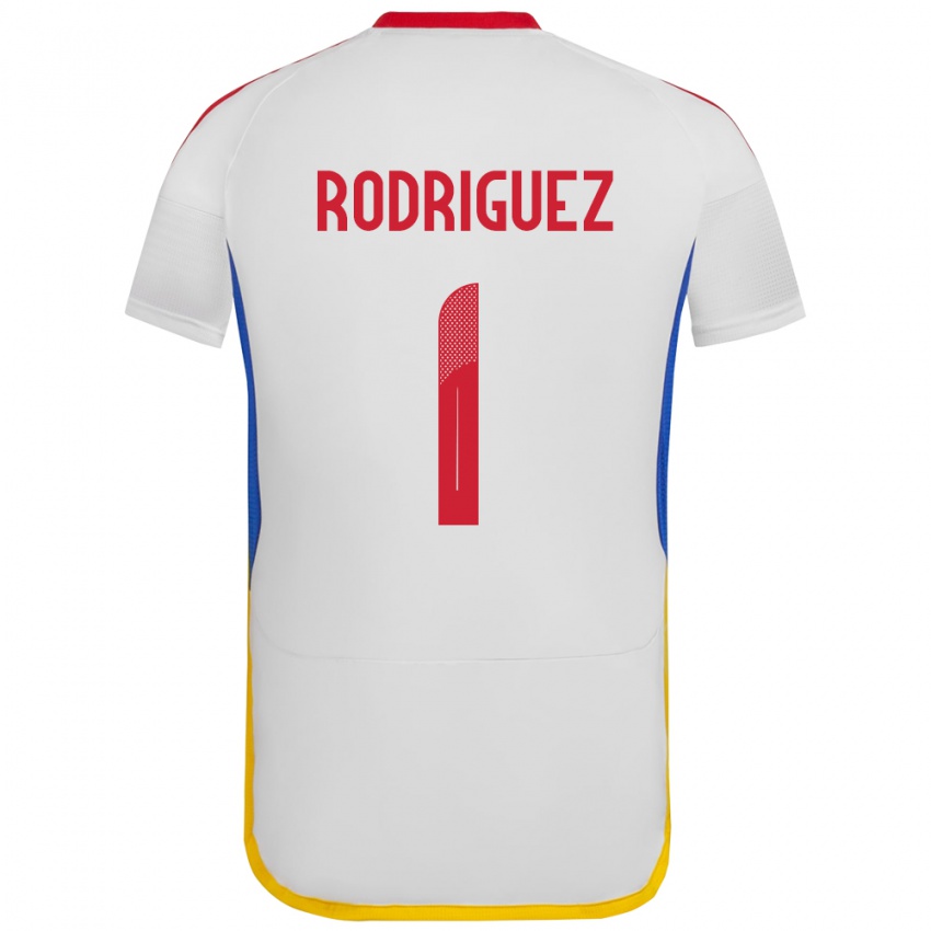 Herren Venezuela Samuel Rodriguez #1 Weiß Auswärtstrikot Trikot 24-26 T-Shirt Schweiz