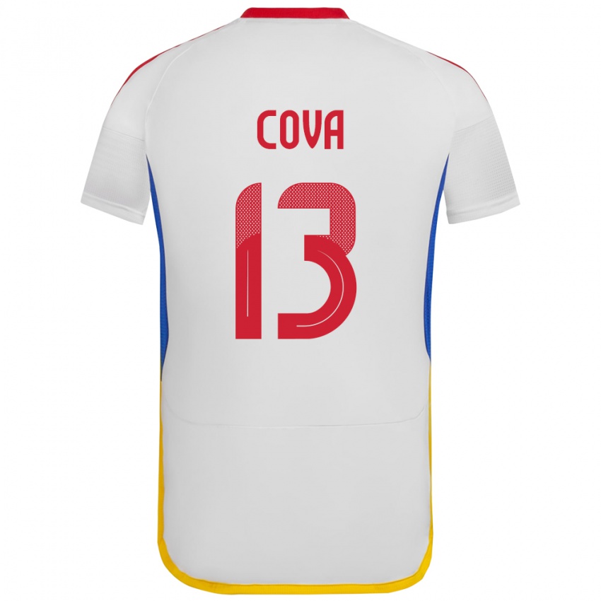 Herren Venezuela Alejandro Cova #13 Weiß Auswärtstrikot Trikot 24-26 T-Shirt Schweiz