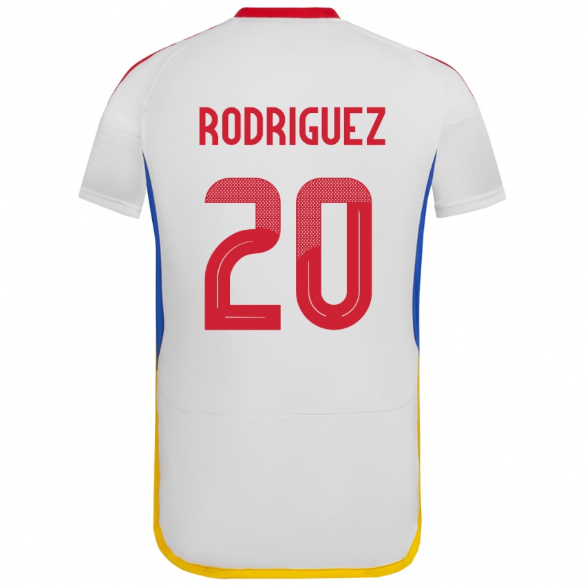 Herren Venezuela Dayana Rodríguez #20 Weiß Auswärtstrikot Trikot 24-26 T-Shirt Schweiz