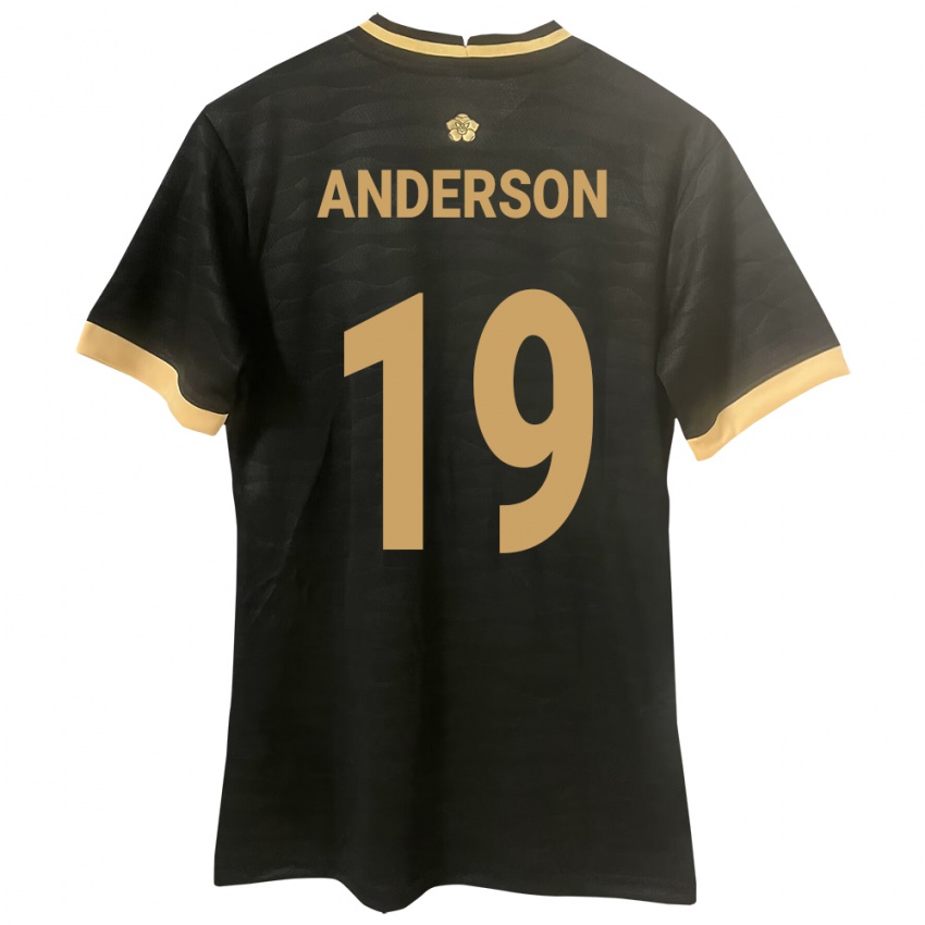 Herren Panama Iván Anderson #19 Schwarz Auswärtstrikot Trikot 24-26 T-Shirt Schweiz