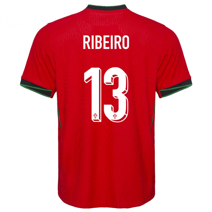 Damen Portugal Antonio Ribeiro #13 Rot Heimtrikot Trikot 24-26 T-Shirt Schweiz