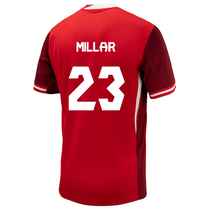 Damen Kanada Liam Millar #23 Rot Heimtrikot Trikot 24-26 T-Shirt Schweiz
