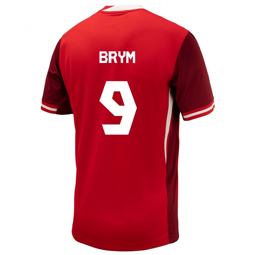 Damen Kanada Charles Andreas Brym #9 Rot Heimtrikot Trikot 24-26 T-Shirt Schweiz