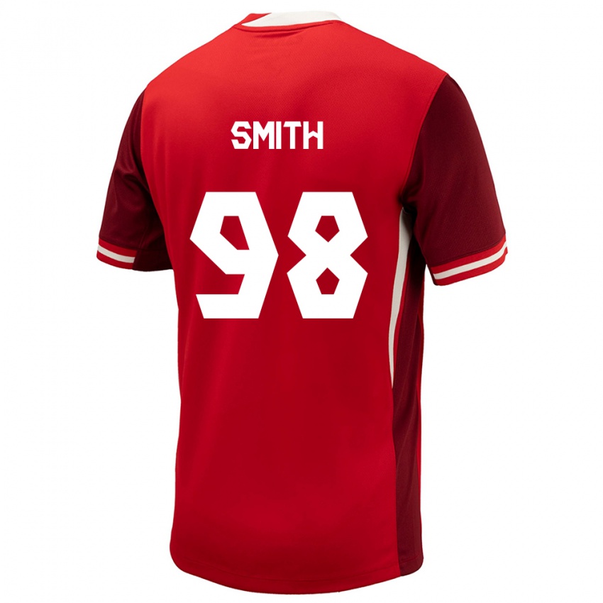 Damen Kanada Olivia Smith #98 Rot Heimtrikot Trikot 24-26 T-Shirt Schweiz