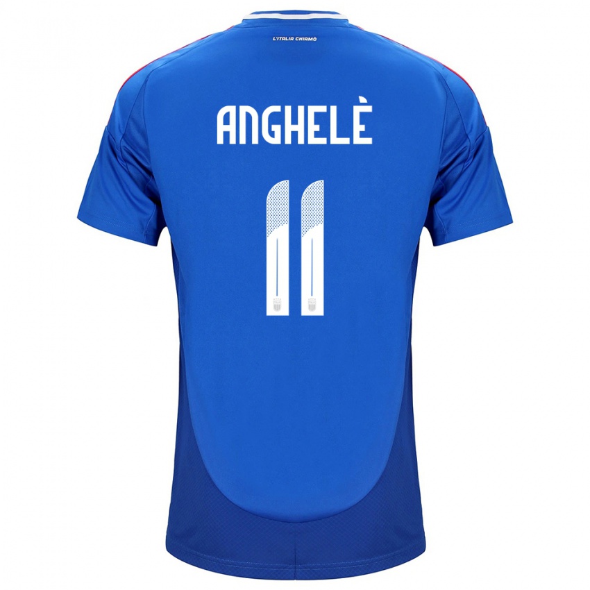 Damen Italien Lorenzo Anghelè #11 Blau Heimtrikot Trikot 24-26 T-Shirt Schweiz