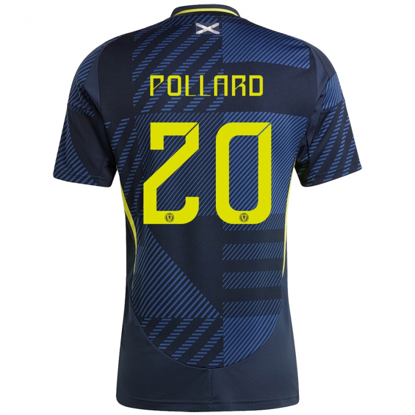 Damen Schottland Lancelot Pollard #20 Dunkelblau Heimtrikot Trikot 24-26 T-Shirt Schweiz