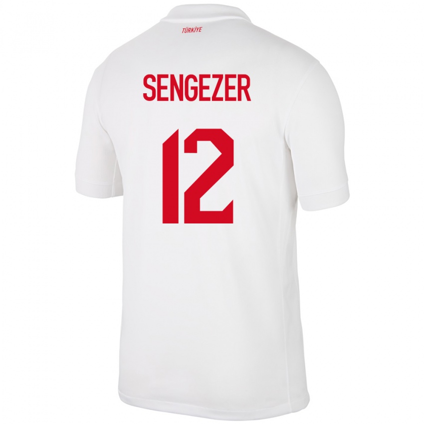 Damen Türkei Muhammed Şengezer #12 Weiß Heimtrikot Trikot 24-26 T-Shirt Schweiz