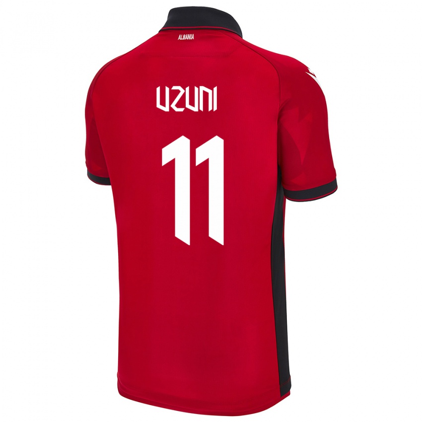 Damen Albanien Myrto Uzuni #11 Rot Heimtrikot Trikot 24-26 T-Shirt Schweiz