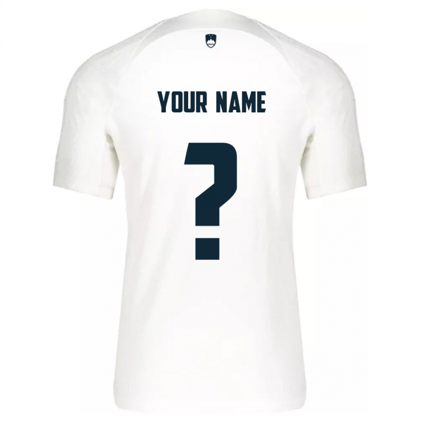 Damen Slowenien Ihren Namen #0 Weiß Heimtrikot Trikot 24-26 T-Shirt Schweiz