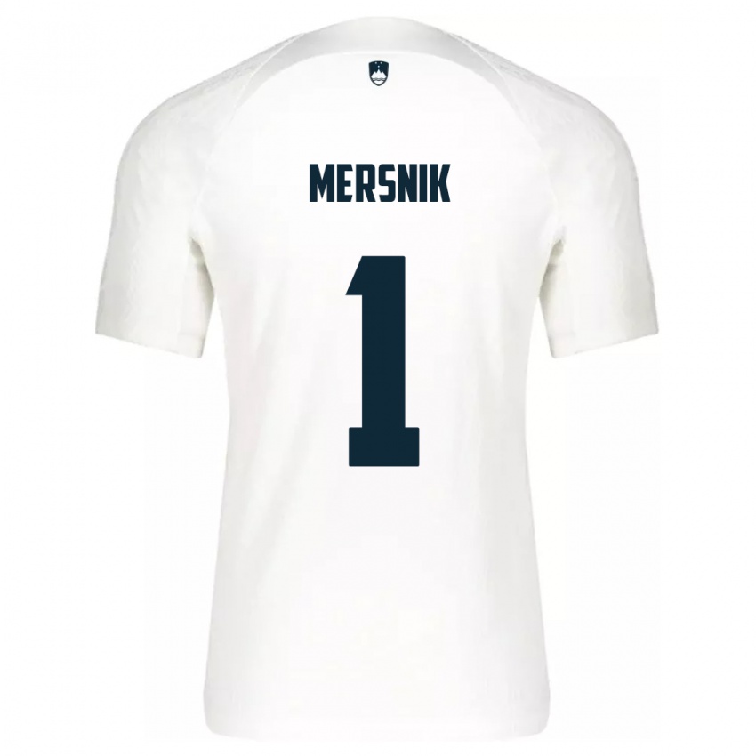 Damen Slowenien Zala Meršnik #1 Weiß Heimtrikot Trikot 24-26 T-Shirt Schweiz