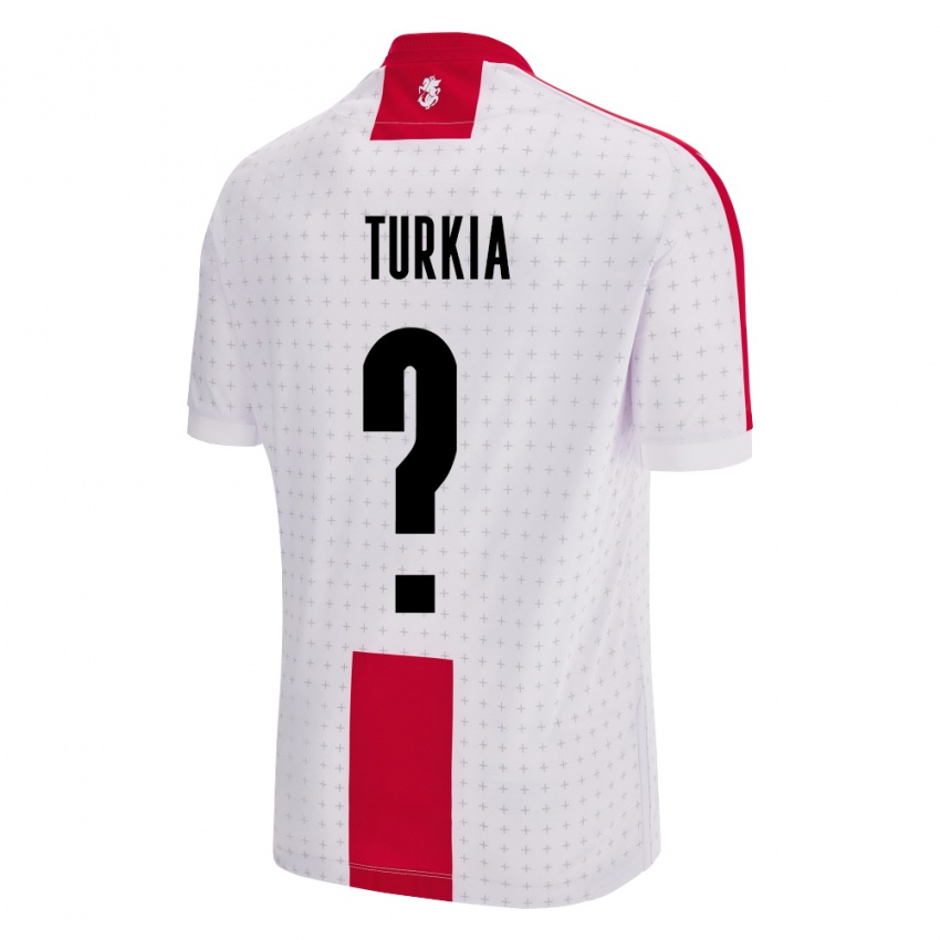 Damen Georgien Aleksandre Turkia #0 Weiß Heimtrikot Trikot 24-26 T-Shirt Schweiz