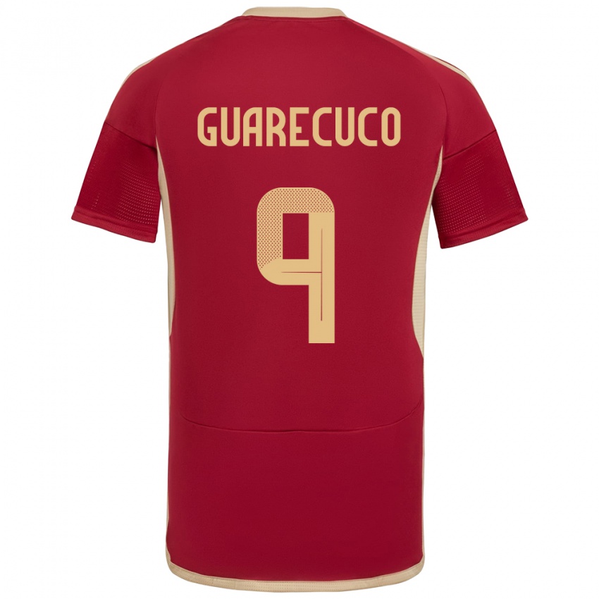 Damen Venezuela Joemar Guarecuco #9 Burgund Heimtrikot Trikot 24-26 T-Shirt Schweiz