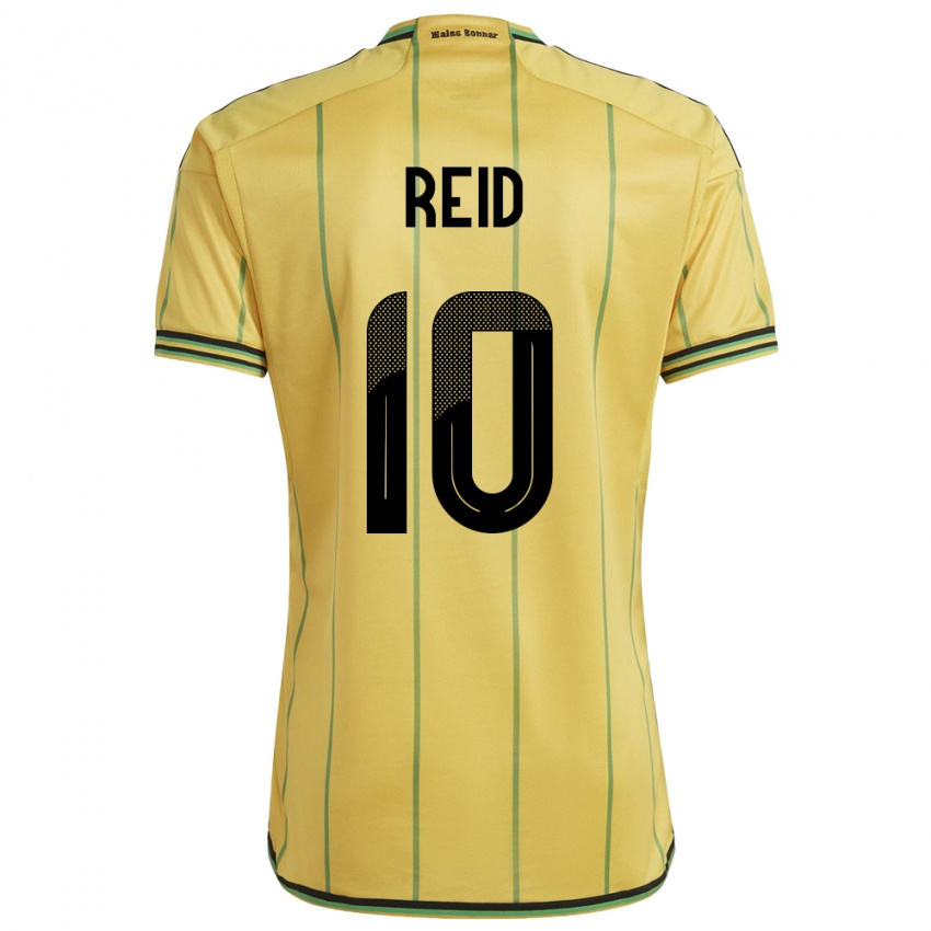 Damen Jamaika Bobby De Cordova-Reid #10 Gelb Heimtrikot Trikot 24-26 T-Shirt Schweiz