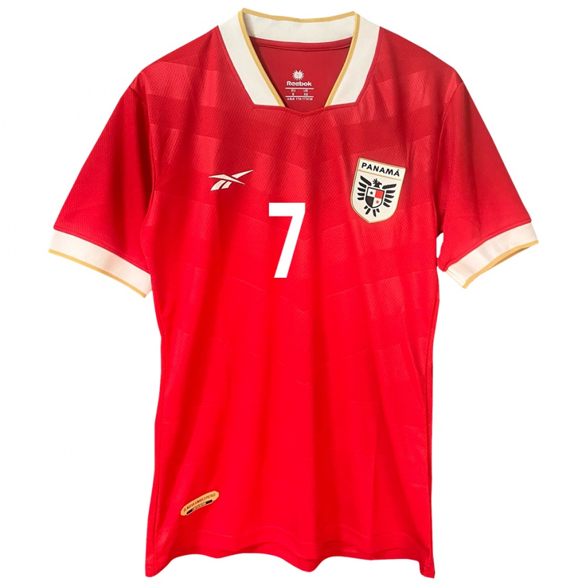 Damen Panama Kevin Walder #7 Rot Heimtrikot Trikot 24-26 T-Shirt Schweiz