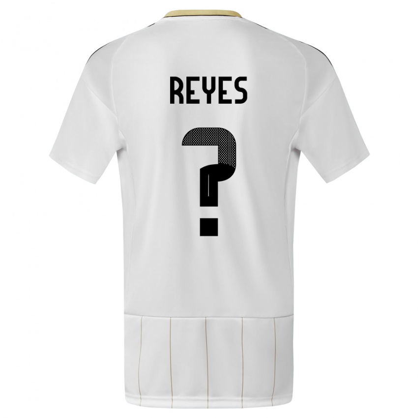 Damen Costa Rica Kenan Reyes #0 Weiß Auswärtstrikot Trikot 24-26 T-Shirt Schweiz