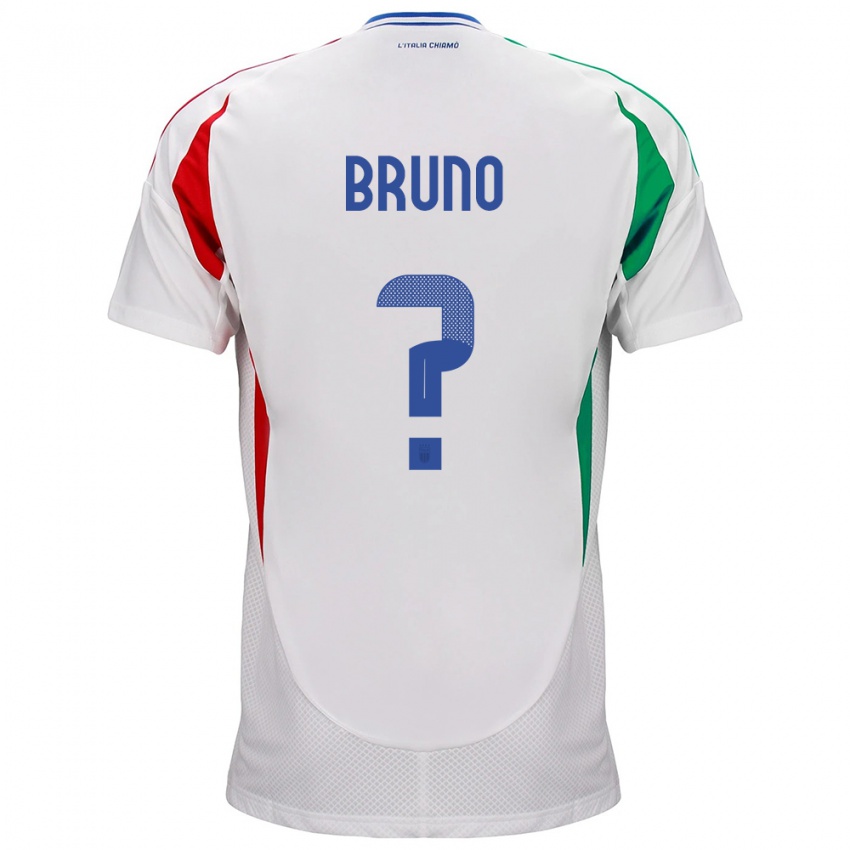 Damen Italien Giovanni Bruno #0 Weiß Auswärtstrikot Trikot 24-26 T-Shirt Schweiz