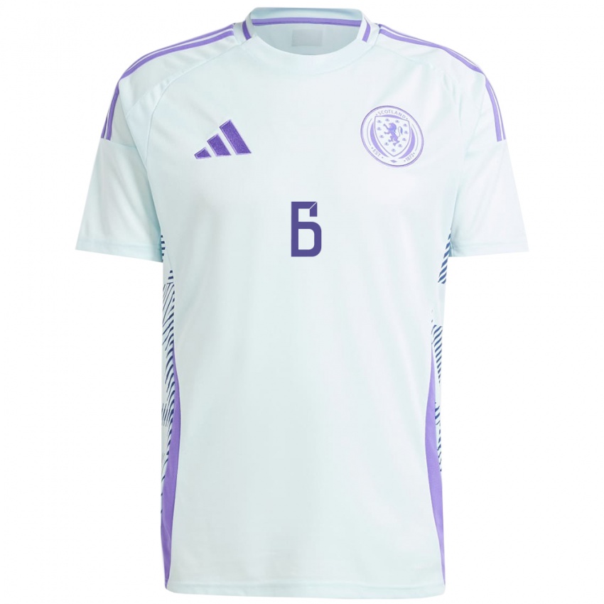 Damen Schottland Chelsea Cornet #6 Helles Mintblau Auswärtstrikot Trikot 24-26 T-Shirt Schweiz