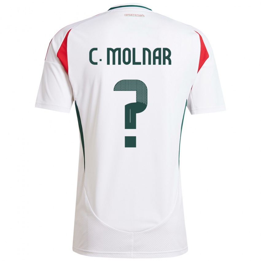 Damen Ungarn Csaba Molnár #0 Weiß Auswärtstrikot Trikot 24-26 T-Shirt Schweiz