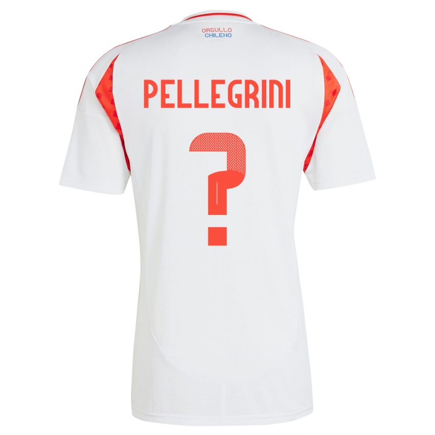 Damen Chile Maya Pellegrini #0 Weiß Auswärtstrikot Trikot 24-26 T-Shirt Schweiz