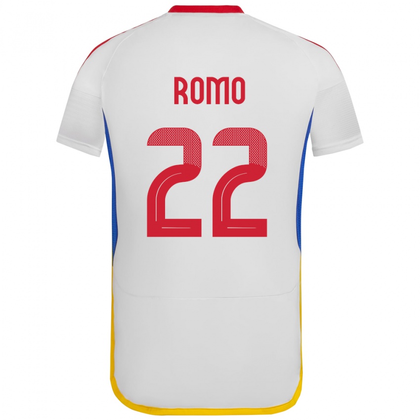 Damen Venezuela Rafael Romo #22 Weiß Auswärtstrikot Trikot 24-26 T-Shirt Schweiz