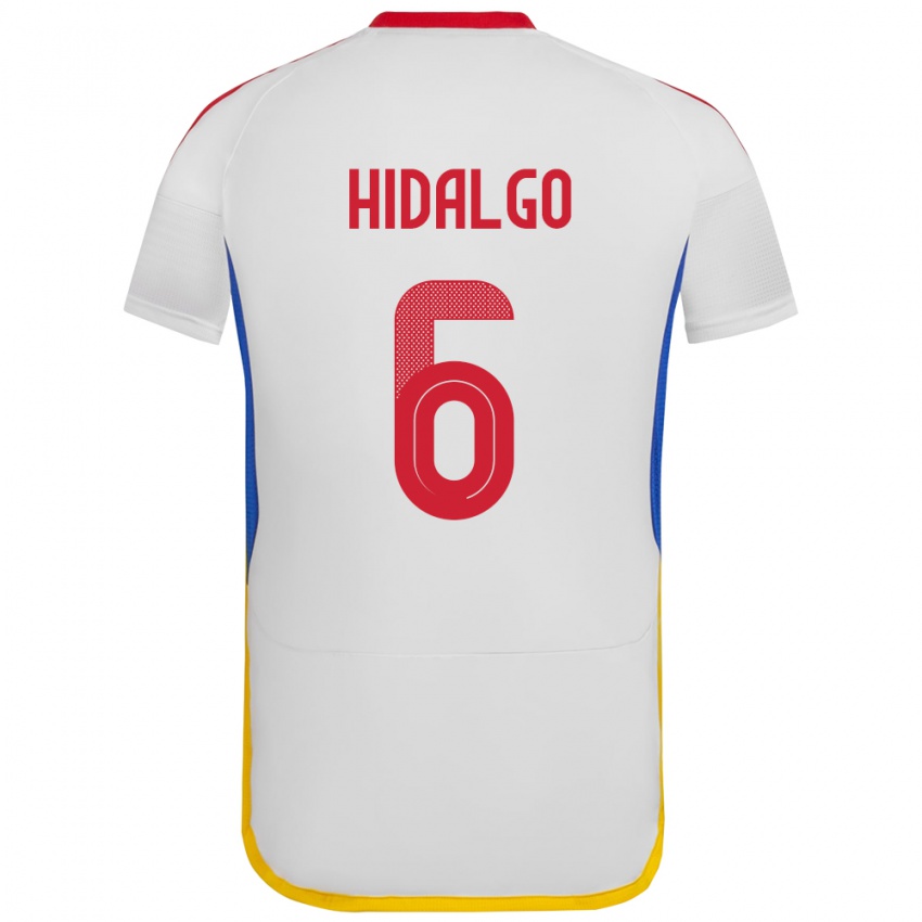 Damen Venezuela Rai Hidalgo #6 Weiß Auswärtstrikot Trikot 24-26 T-Shirt Schweiz