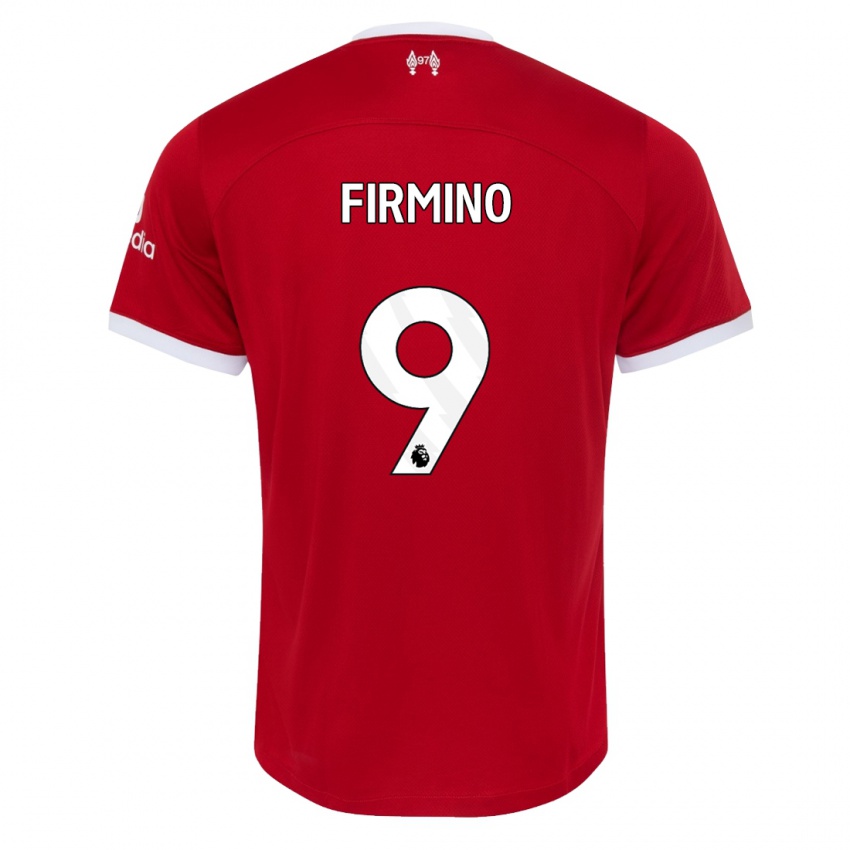 Kinder Roberto Firmino #9 Rot Heimtrikot Trikot 2023/24 T-Shirt Schweiz
