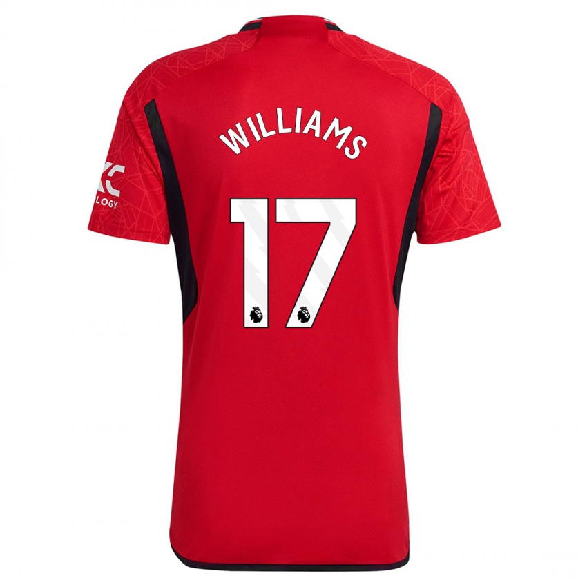 Enfant Maillot Rachel Williams #17 Rouge Tenues Domicile 2023/24 T-Shirt Suisse