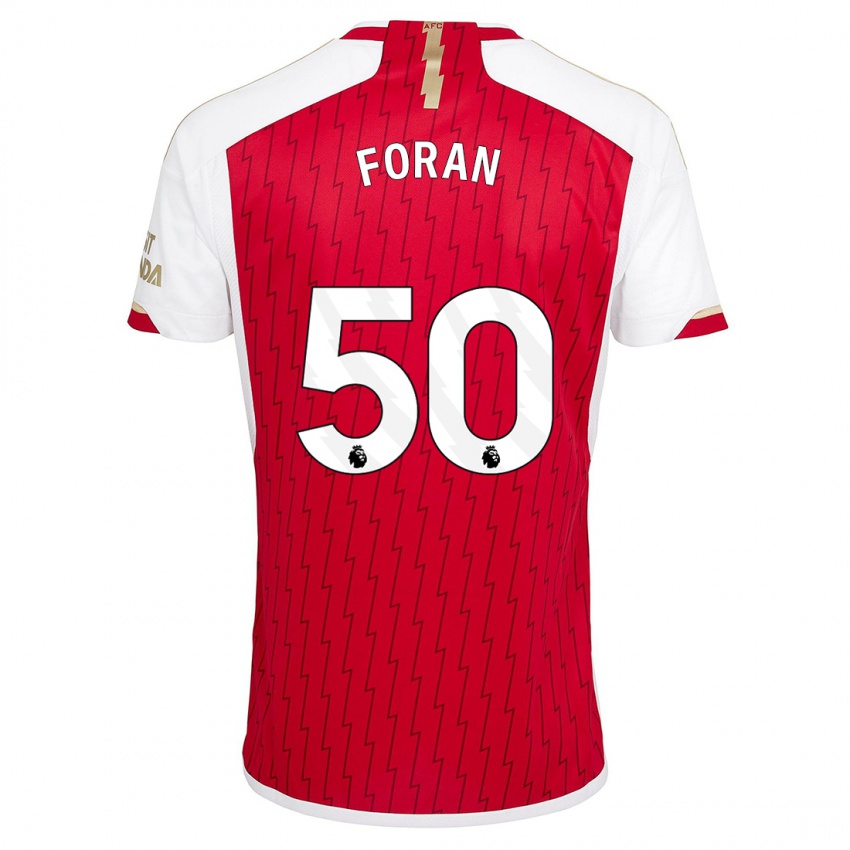 Kinder Taylor Foran #50 Rot Heimtrikot Trikot 2023/24 T-Shirt Schweiz