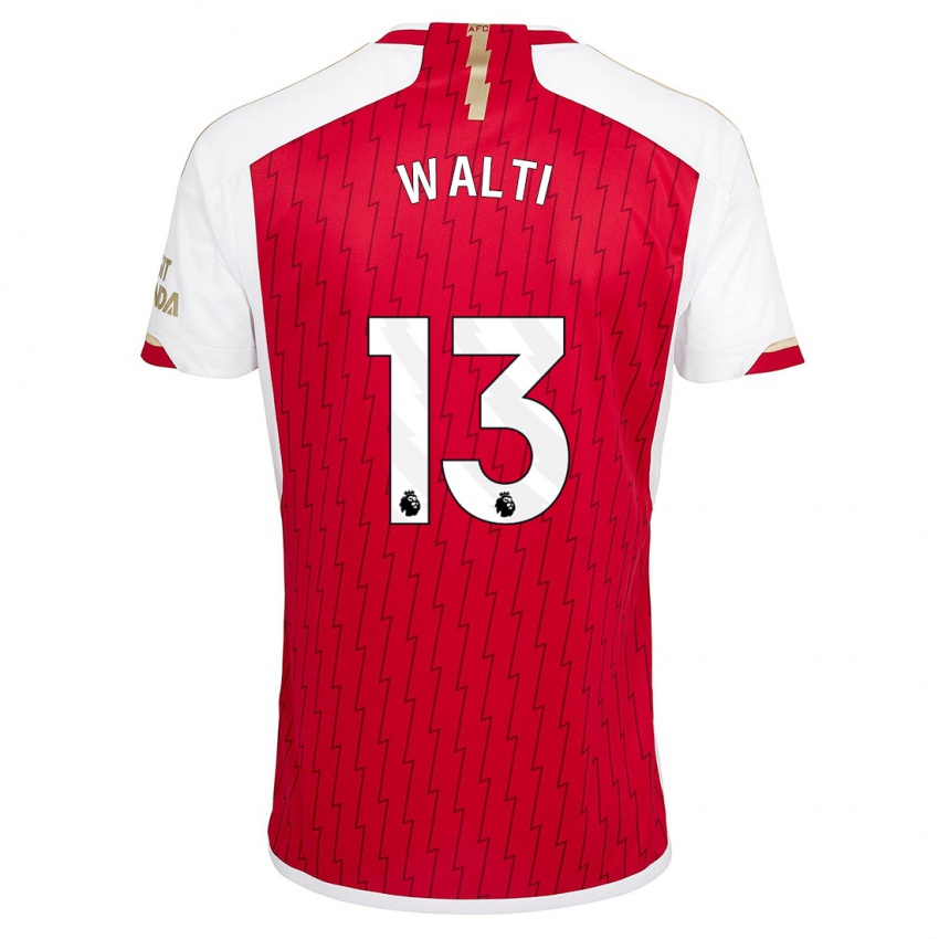 Kinder Lia Walti #13 Rot Heimtrikot Trikot 2023/24 T-Shirt Schweiz