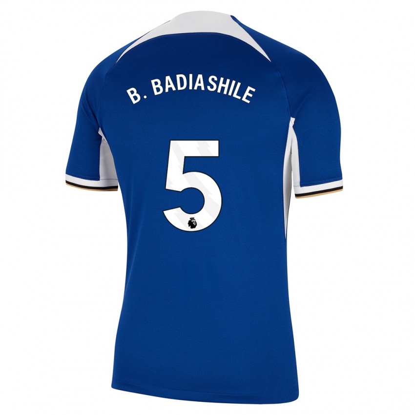 Kinder Benoît Badiashile #5 Blau Heimtrikot Trikot 2023/24 T-Shirt Schweiz
