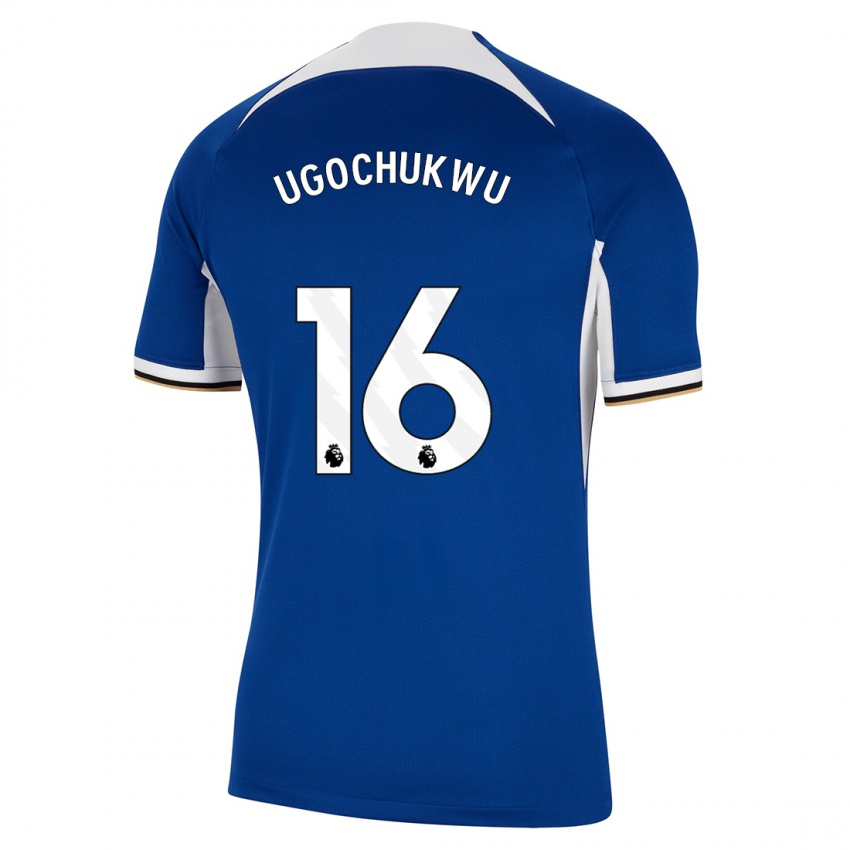 Kinder Lesley Ugochukwu #16 Blau Heimtrikot Trikot 2023/24 T-Shirt Schweiz