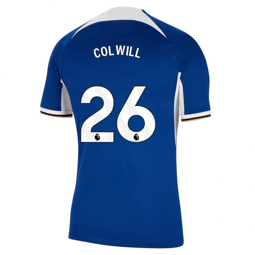 Kinder Levi Colwill #26 Blau Heimtrikot Trikot 2023/24 T-Shirt Schweiz