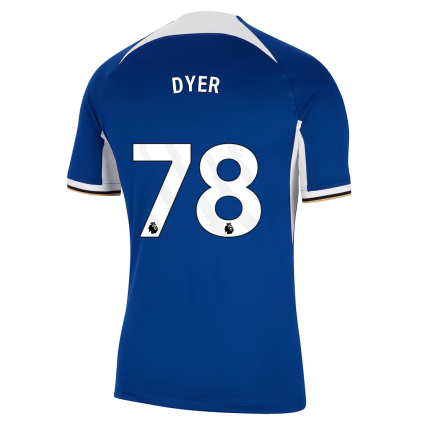 Kinder Kiano Dyer #78 Blau Heimtrikot Trikot 2023/24 T-Shirt Schweiz