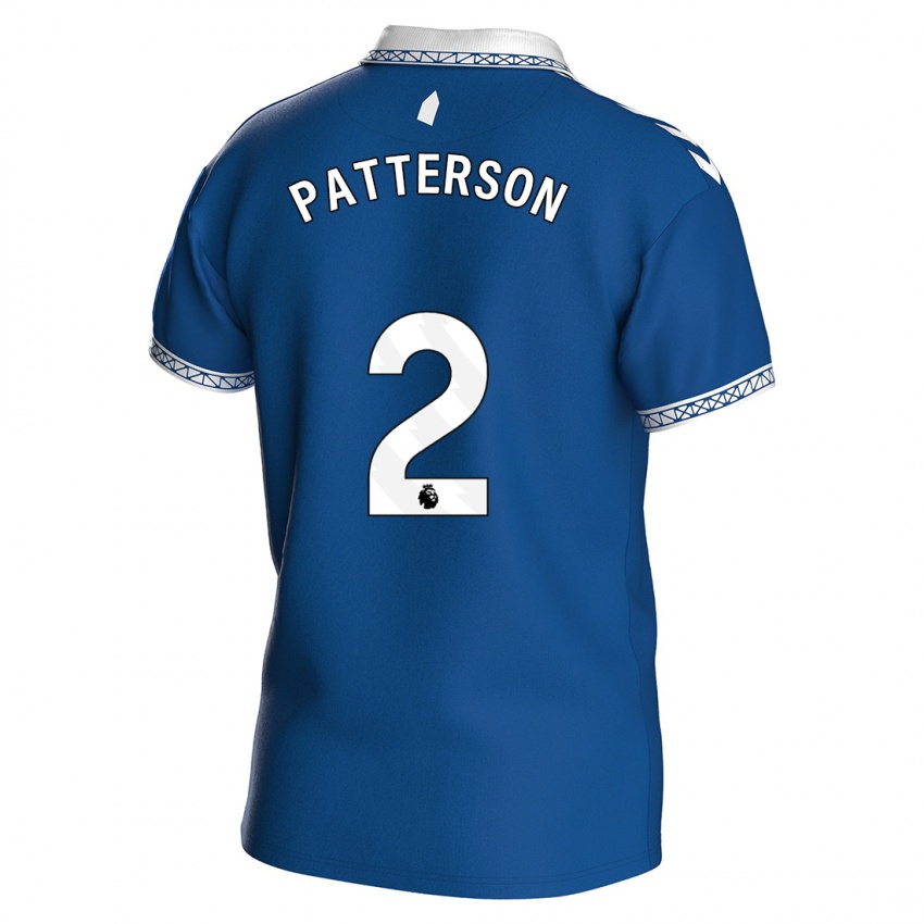 Kinder Nathan Patterson #2 Königsblau Heimtrikot Trikot 2023/24 T-Shirt Schweiz