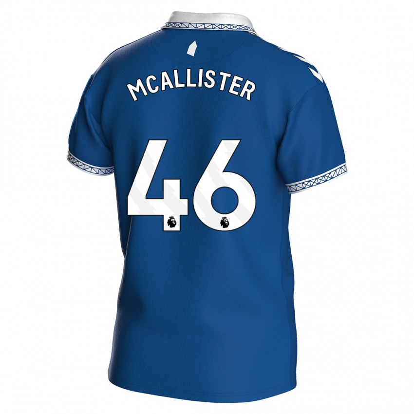 Kinder Sean Mcallister #46 Königsblau Heimtrikot Trikot 2023/24 T-Shirt Schweiz