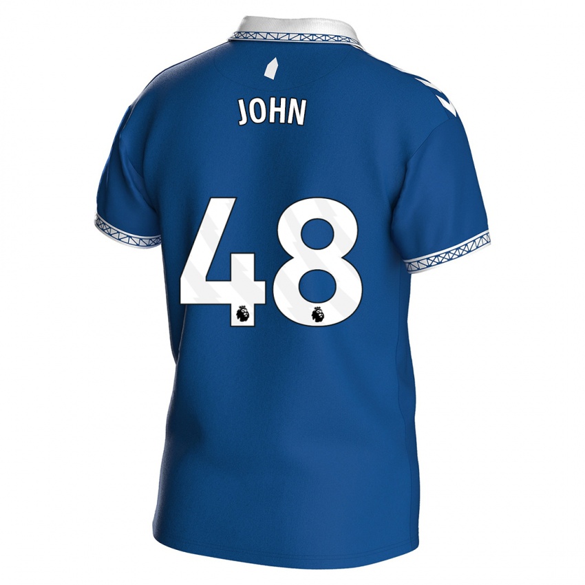 Kinder Kyle John #48 Königsblau Heimtrikot Trikot 2023/24 T-Shirt Schweiz