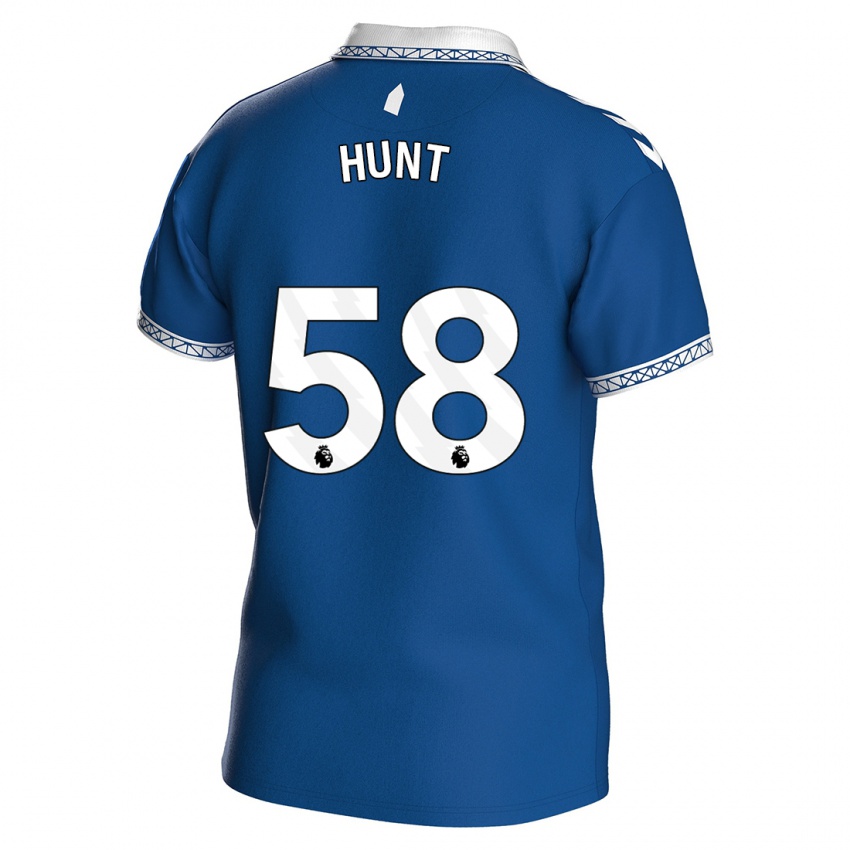 Kinder Mackenzie Hunt #58 Königsblau Heimtrikot Trikot 2023/24 T-Shirt Schweiz