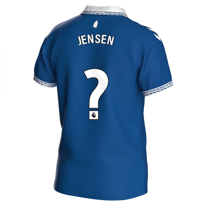 Kinder Sebastian Jensen #0 Königsblau Heimtrikot Trikot 2023/24 T-Shirt Schweiz