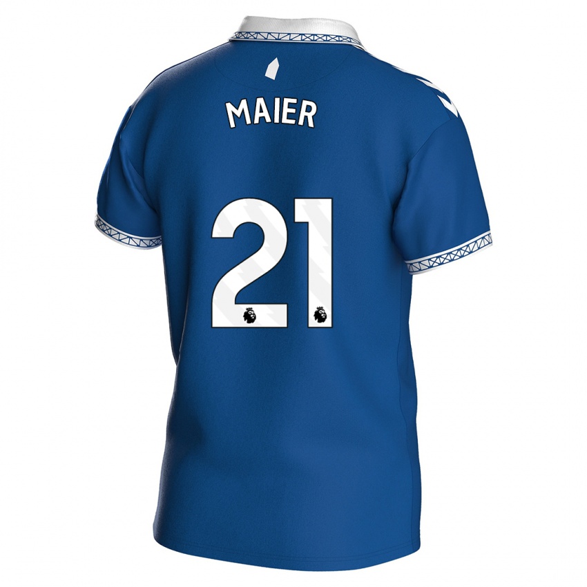 Kinder Leonie Maier #21 Königsblau Heimtrikot Trikot 2023/24 T-Shirt Schweiz