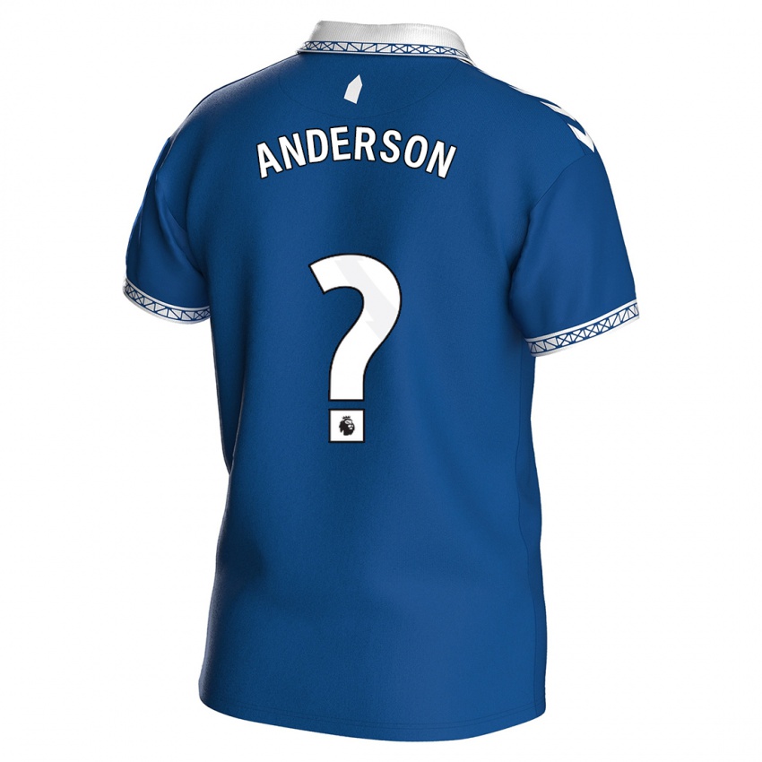 Kinder Joseph Anderson #0 Königsblau Heimtrikot Trikot 2023/24 T-Shirt Schweiz