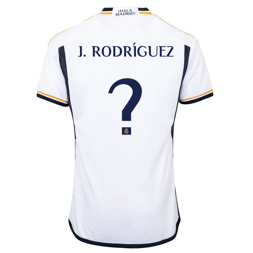 Kinder Juan Rodríguez #0 Weiß Heimtrikot Trikot 2023/24 T-Shirt Schweiz