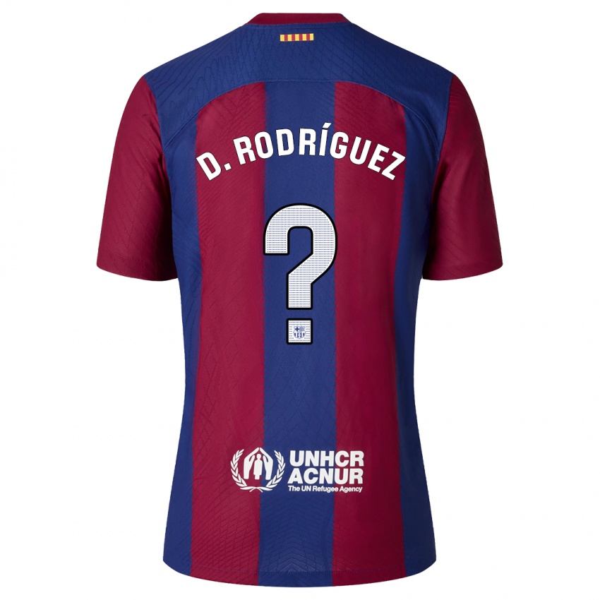 Kinder Dani Rodríguez #0 Rot Blau Heimtrikot Trikot 2023/24 T-Shirt Schweiz