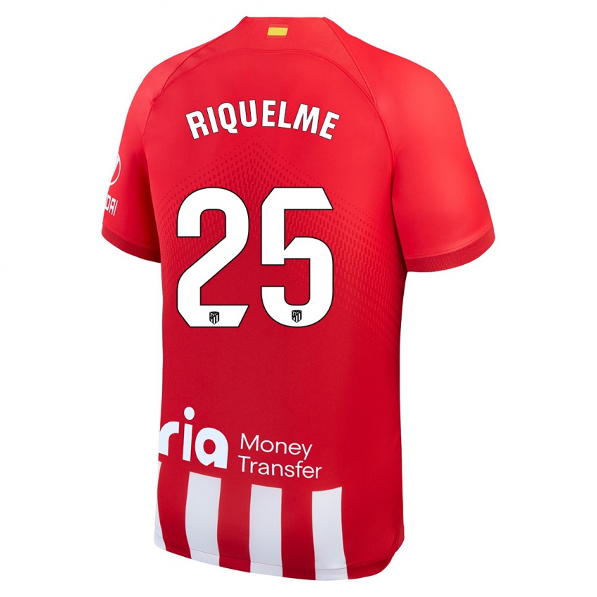 Kinder Rodrigo Riquelme #25 Rot-Weiss Heimtrikot Trikot 2023/24 T-Shirt Schweiz
