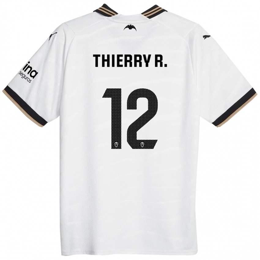 Kinder Thierry Correia #12 Weiß Heimtrikot Trikot 2023/24 T-Shirt Schweiz