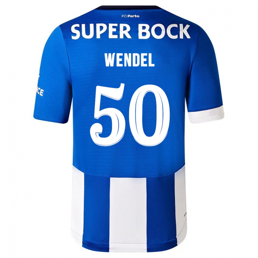 Kinder Wendel #50 Blau Weiss Heimtrikot Trikot 2023/24 T-Shirt Schweiz