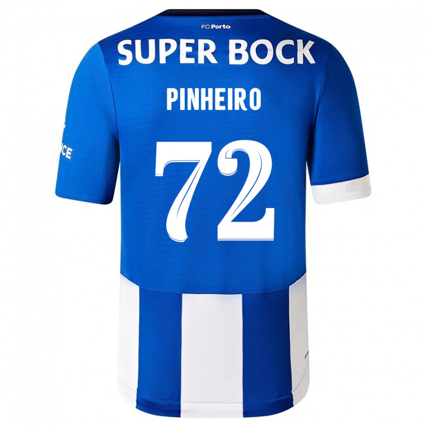 Kinder Rodrigo Pinheiro #72 Blau Weiss Heimtrikot Trikot 2023/24 T-Shirt Schweiz