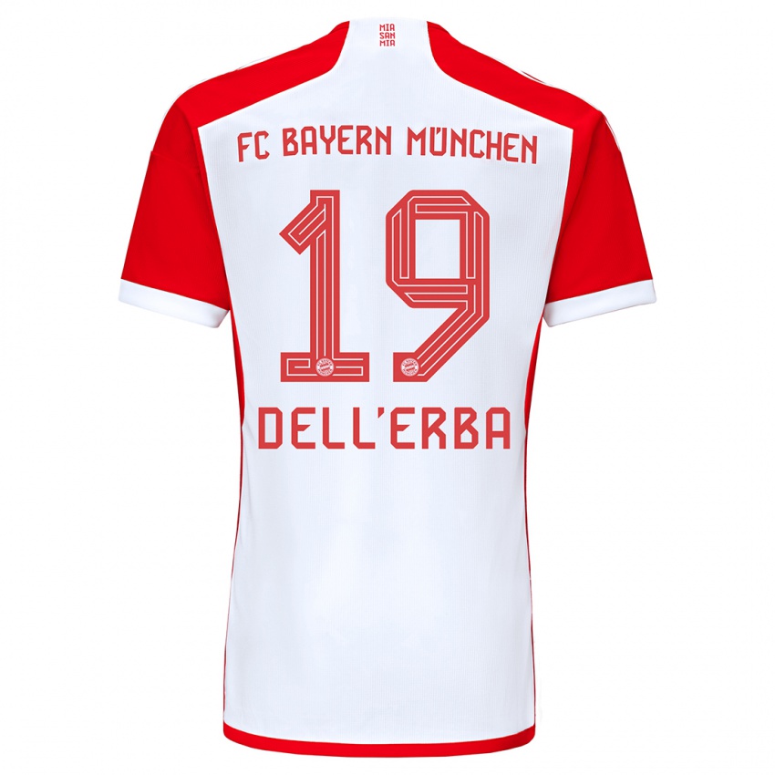 Kinder Davide Dell'erba #19 Rot-Weiss Heimtrikot Trikot 2023/24 T-Shirt Schweiz