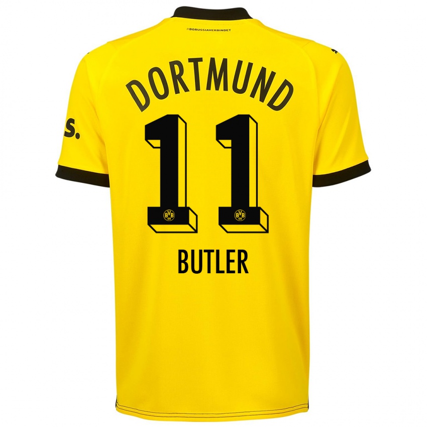 Kinder Justin Butler #11 Gelb Heimtrikot Trikot 2023/24 T-Shirt Schweiz