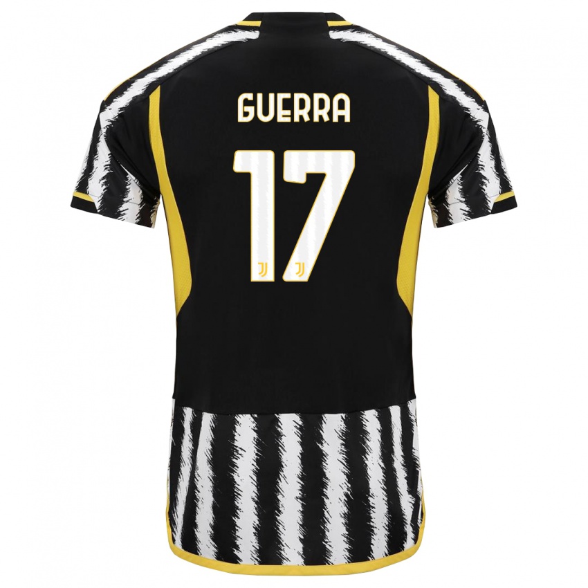 Kinder Simone Guerra #17 Schwarz-Weiss Heimtrikot Trikot 2023/24 T-Shirt Schweiz