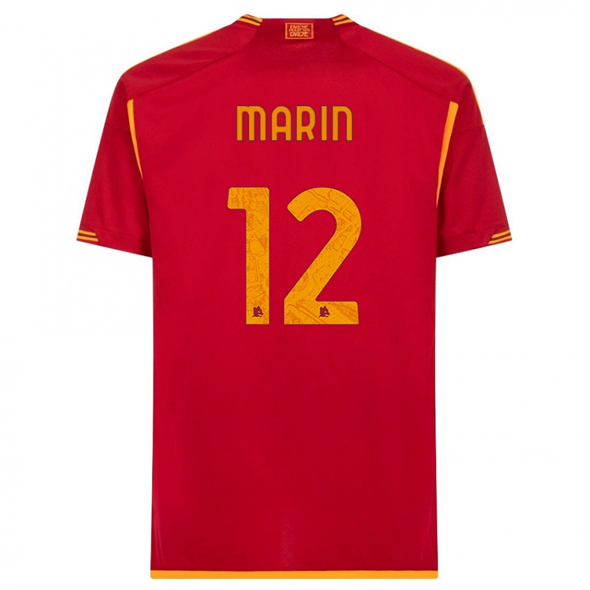 Kinder Renato Marin #12 Rot Heimtrikot Trikot 2023/24 T-Shirt Schweiz